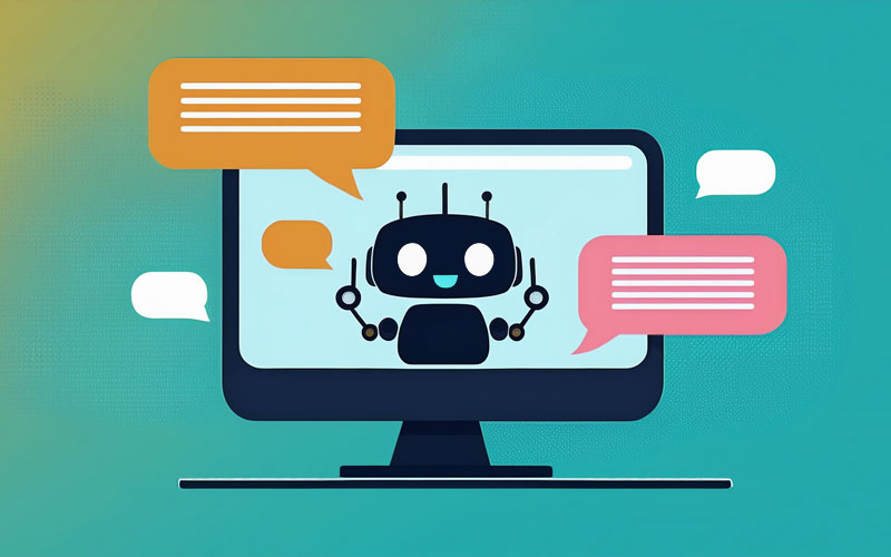 Illustration of chatbot