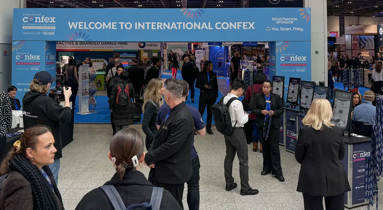 The entrance to Confex