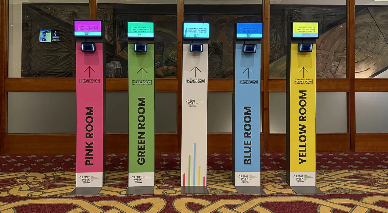 ScanPods branded for each of the conference rooms