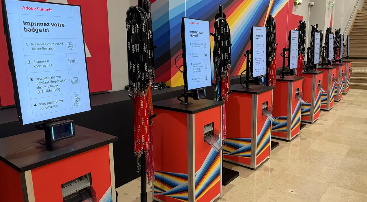 PrintPods ready to print badges