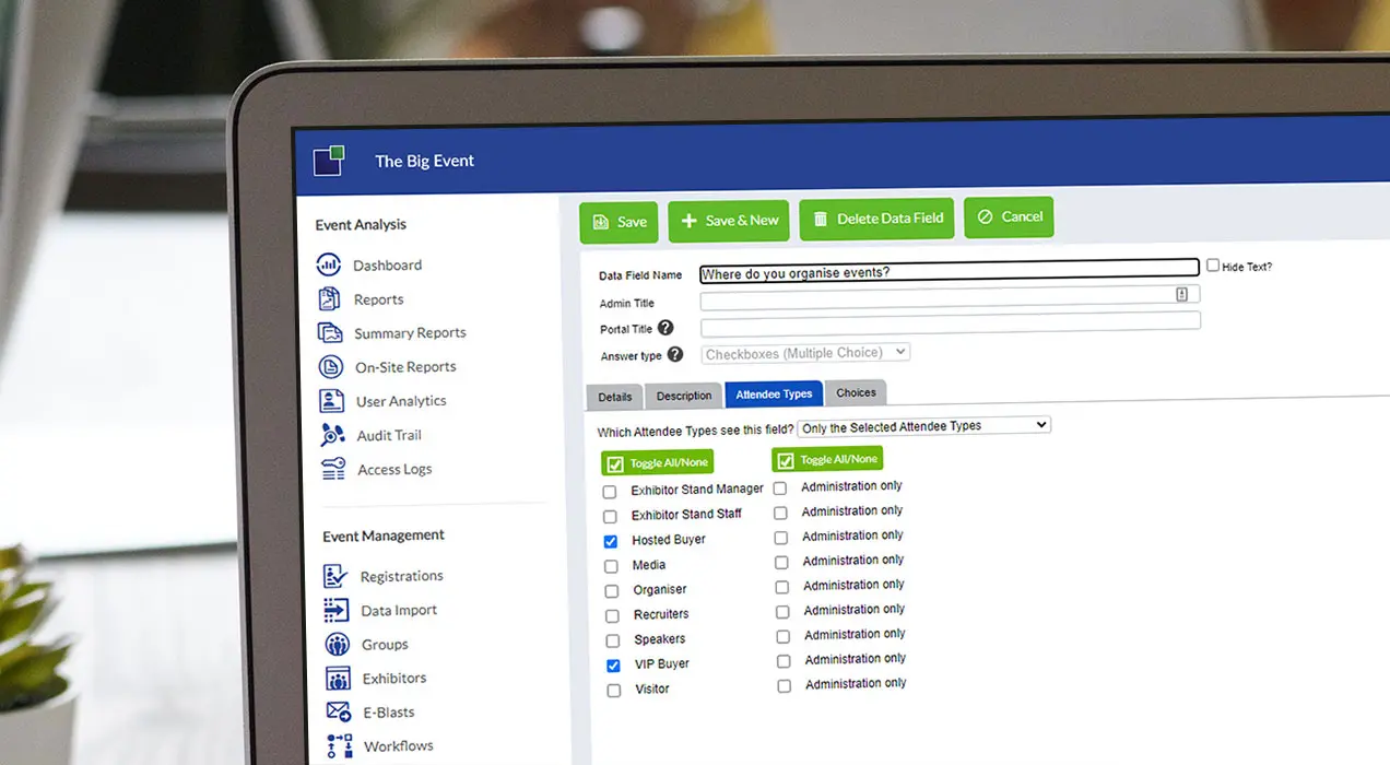 Registration reception from Taylor Bennett case study